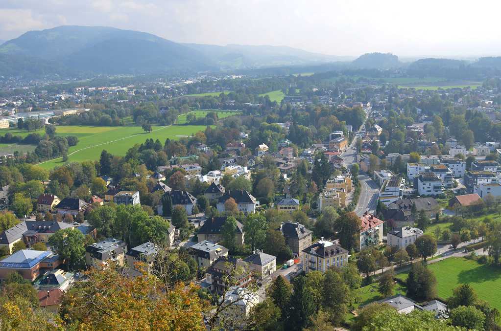 奥地利萨尔茨堡城堡景象图片