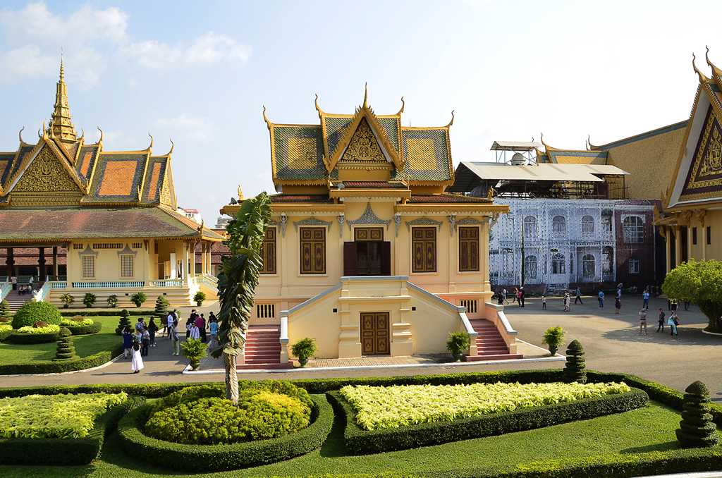 柬埔寨金边皇宫景物图片