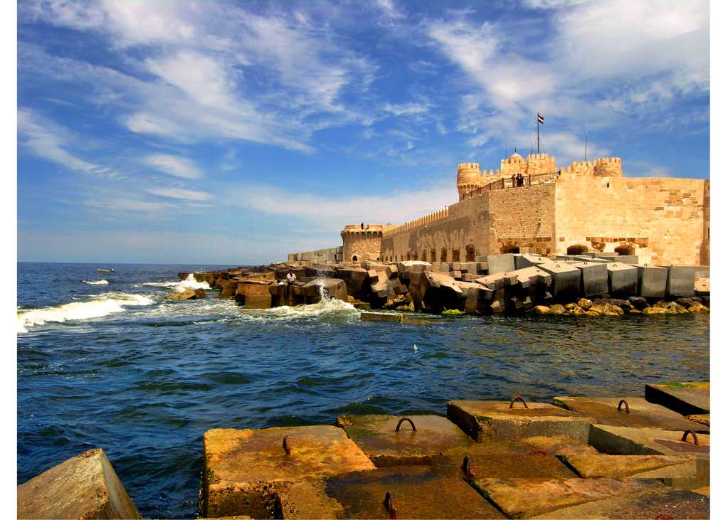 非洲埃及海岸建筑景观