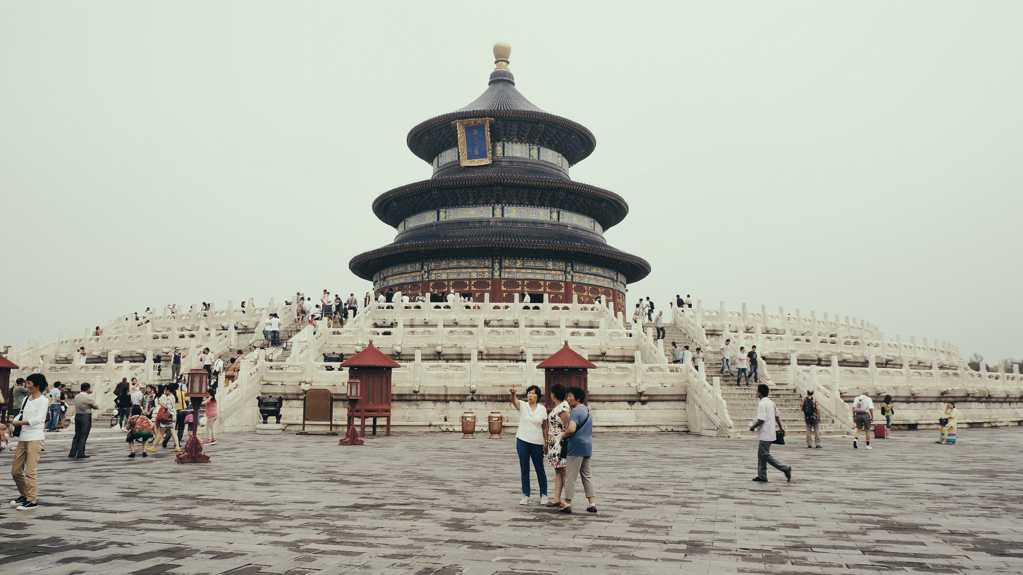 雄伟壮观的北京天坛建筑图片