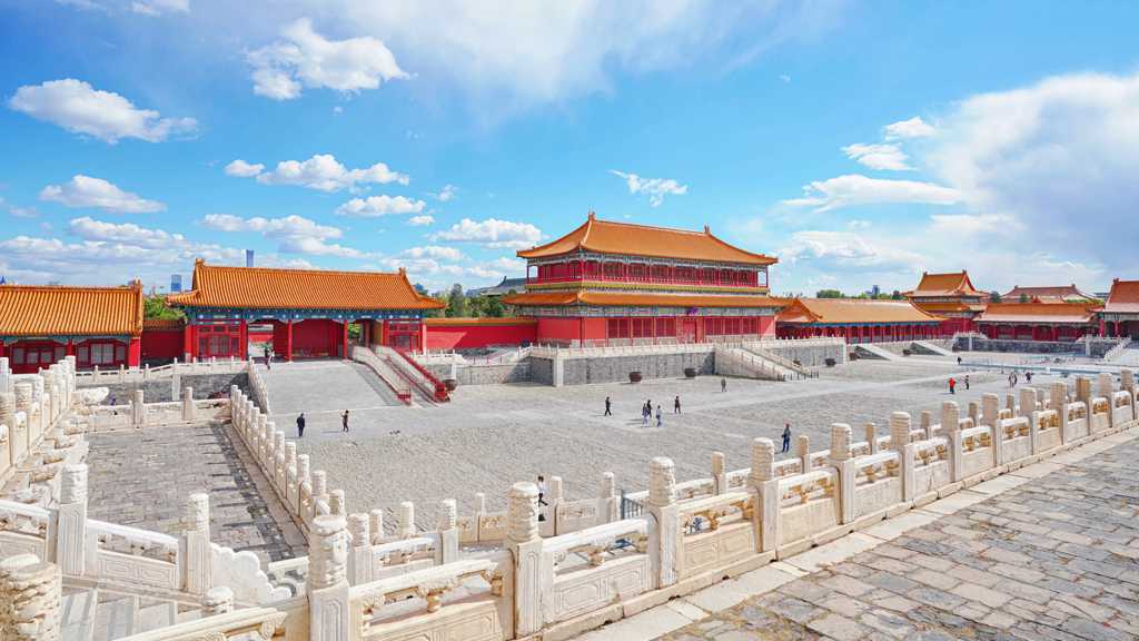 北京故宫博物院景色图片