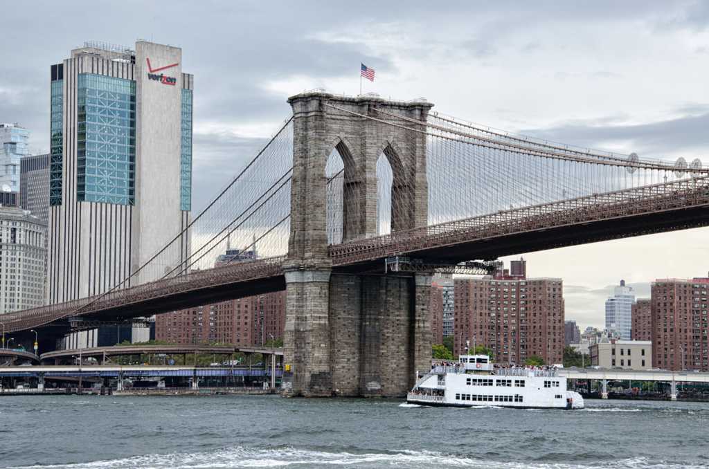 美国纽约布鲁克林大桥建筑景观