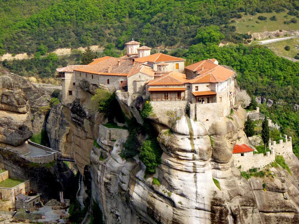 希腊米特奥拉修道院建筑风景图片