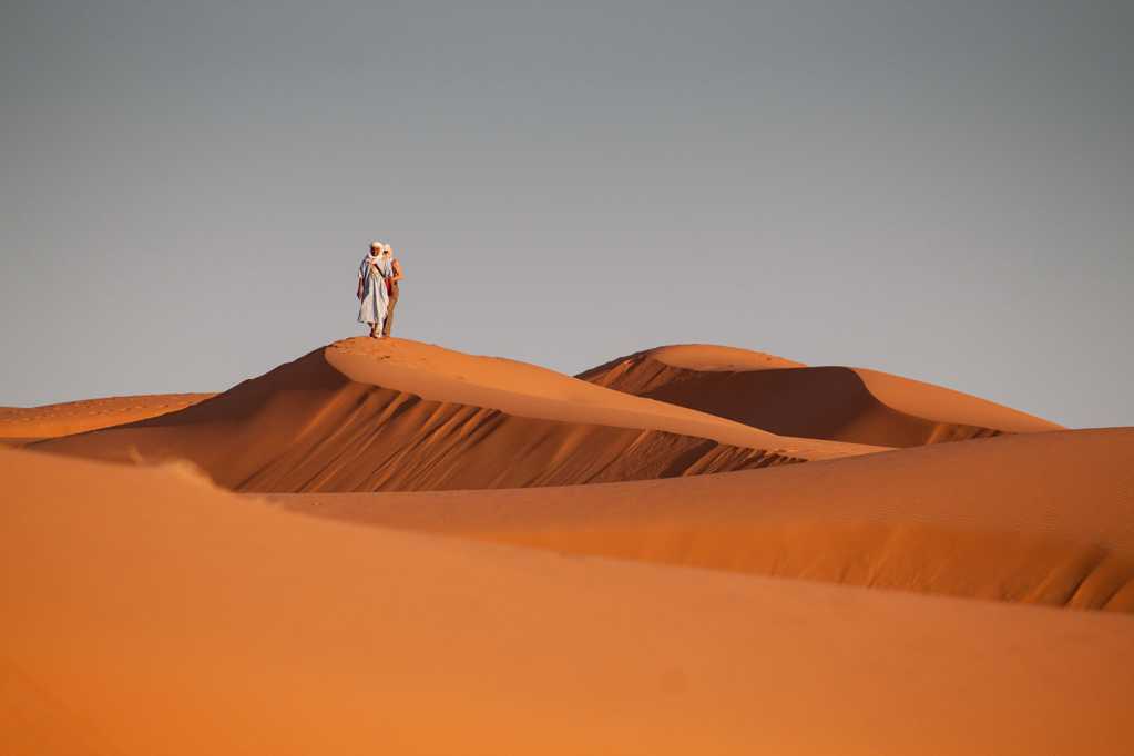 金色的摩洛哥大漠