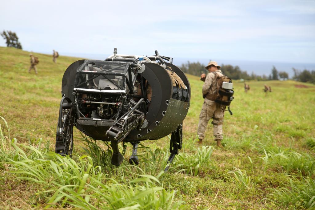 LS3 Cujo,机器人骡子,军队,机器人,美国海军陆战队,测试,巡逻（水平）