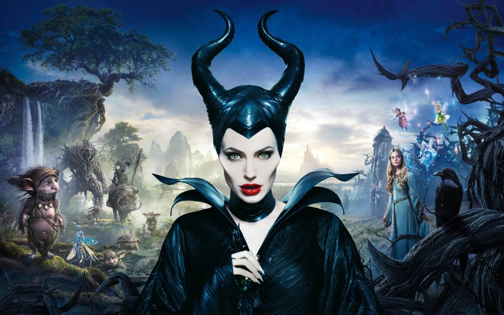 安吉丽娜·朱莉在Maleficent