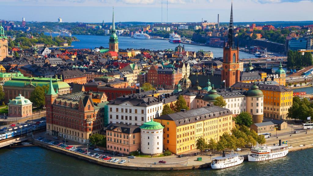 斯德哥尔摩,瑞典,Vaxholm Mariefred,老城（卧式）