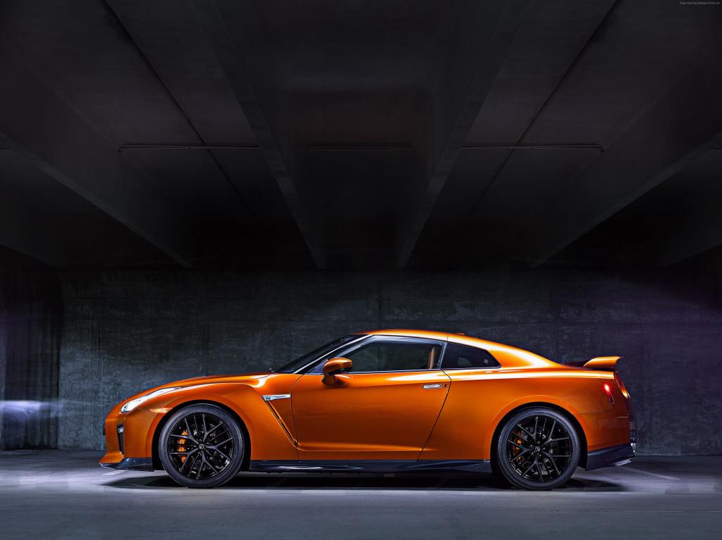 日产GT R,NYIAS 2016,超级跑车,橙色（水平）