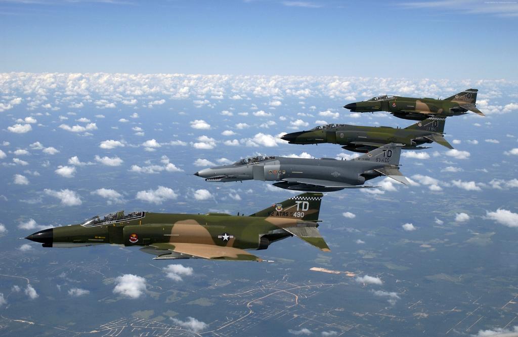 麦道公司F-4幻影II,F 4,歼击轰炸机,幻影2,美国空军,战斗机（水平）
