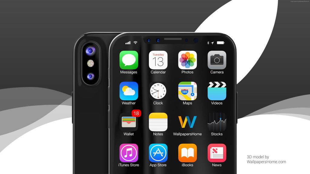 iPhone X,黑色,WWDC 2017,4k（水平）