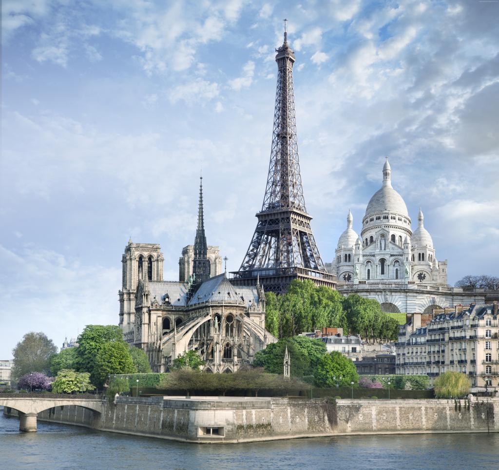 法国巴黎,纪念碑,旅游,旅游（横向）