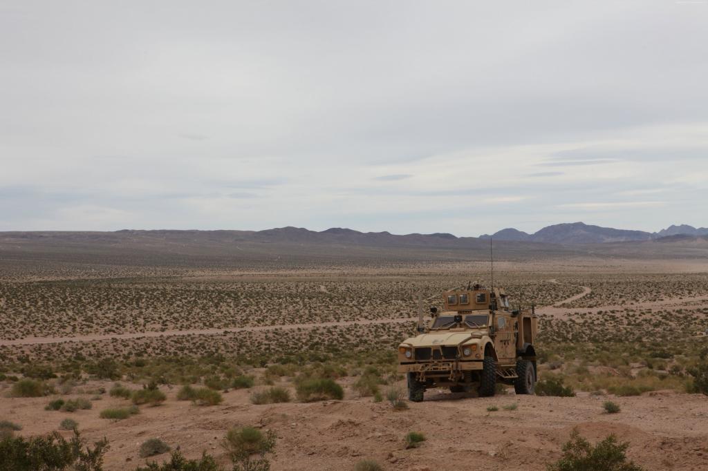 M-ATV,奥什科什,MRAP,TerraMax,步兵机动车,田野,沙漠（水平）