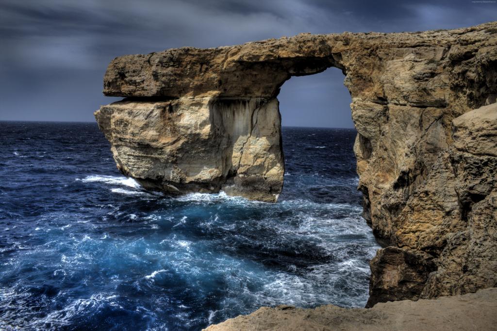 马耳他,5k,4k壁纸,海,海洋,岩石（水平）