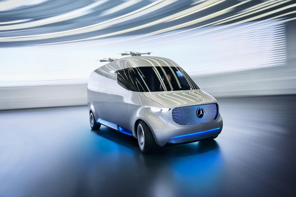 奔驰Vision Van,概念车,未来,商业,电动车,奔驰,4K