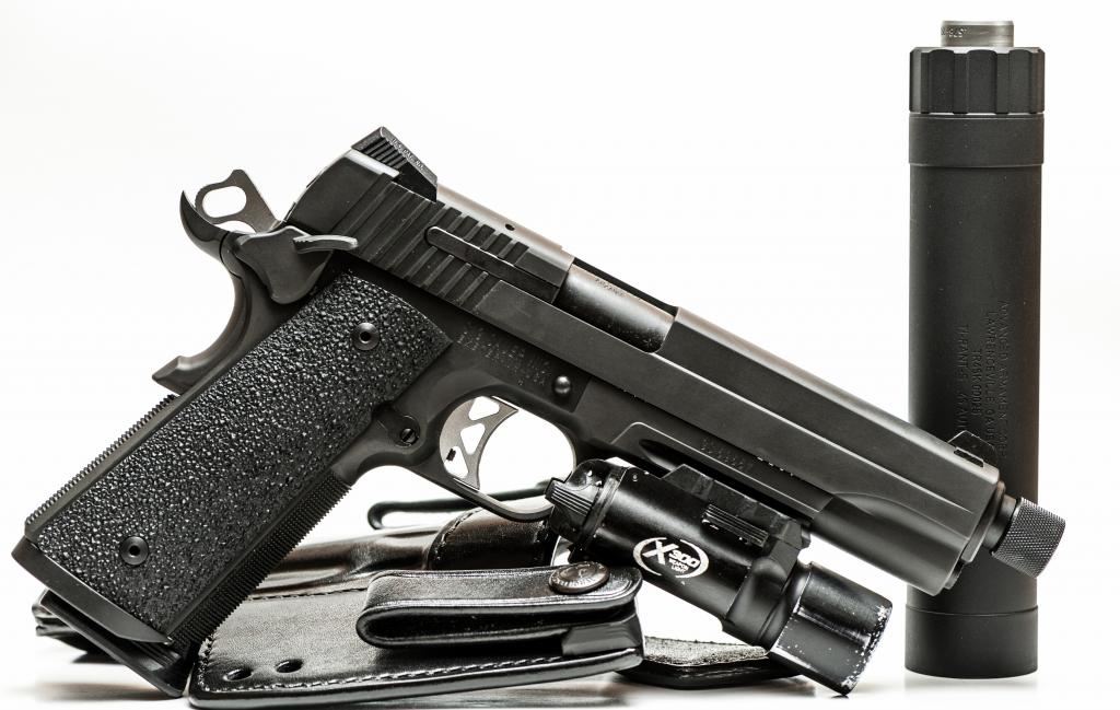 SIG绍尔P226,黑色,德国消声器（卧式）