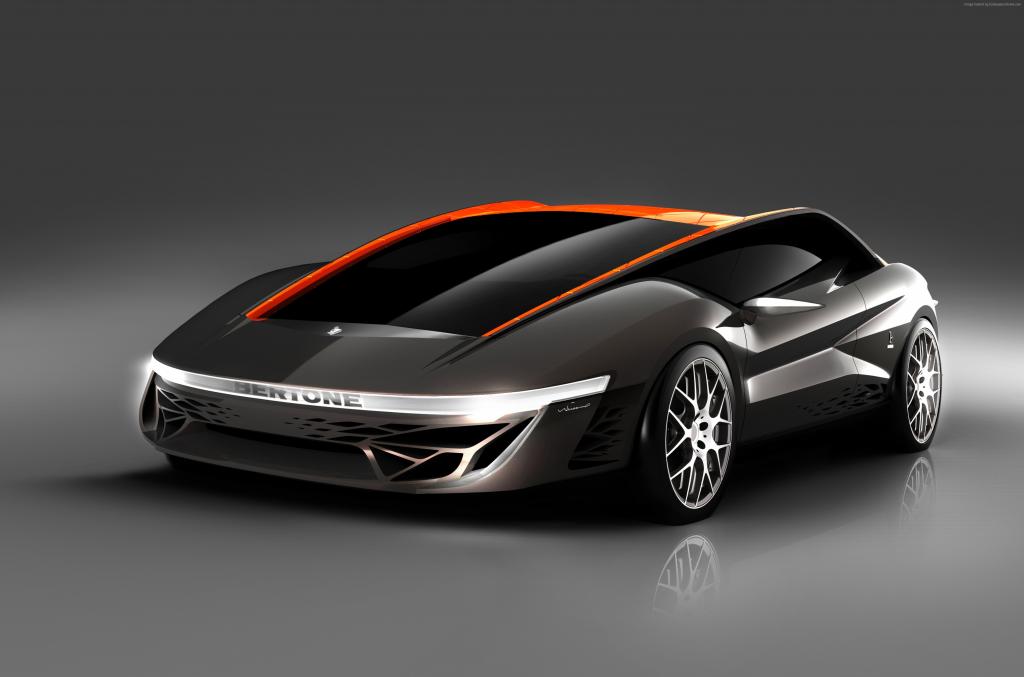 Bertone Nuccio,概念,Bertone,轿跑车,V8发动机,银色,橙色（水平）