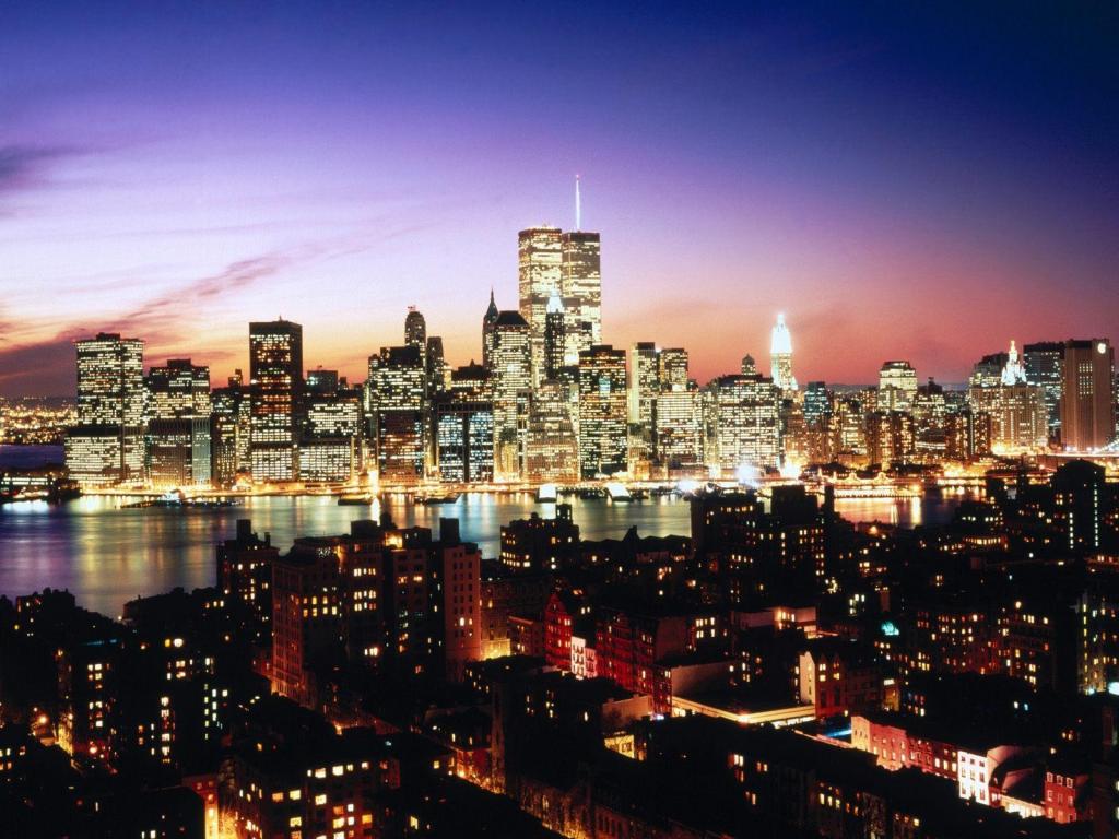 纽约布鲁克林高地俯瞰曼哈顿
