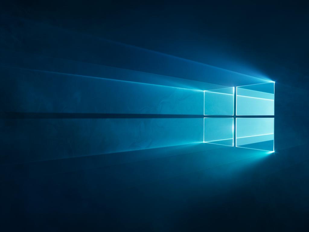 Windows 10,Windows徽标,蓝色,高清