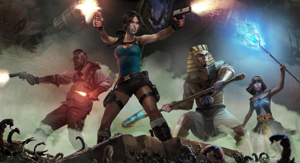 Lara Croft和奥西里斯神庙游戏Kartel Bell埃及古墓丽影武器蝎子截图4k 5k PC 2015（水平）