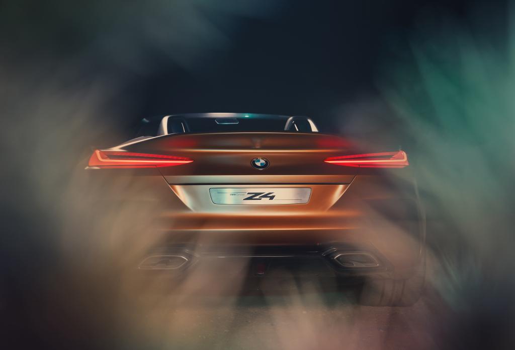 BMW概念Z4,后视图,2017年,4K