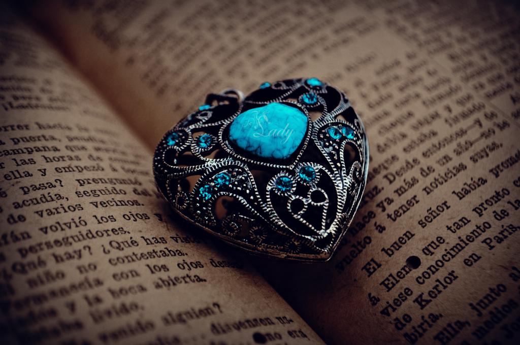 心石,爱的心,蓝色,书,高清