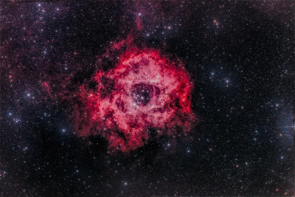 玫瑰星云,NGC 2244,银河,星星,高清,4K