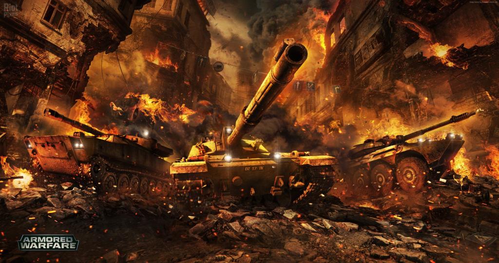 装甲战争,游戏,MMO,射手,坦克,废墟,火,石头,城市,战争,战斗,橙色,截图,4K,5K,PC,2015（水平）