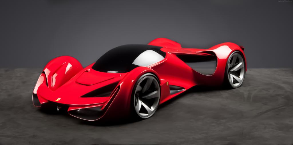 法拉利Intervallo,超级跑车,法拉利世界设计大赛2016,FWDC,红色（横向）