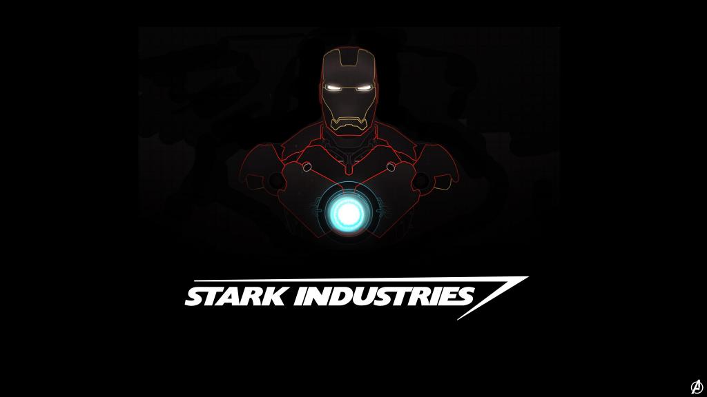 钢铁侠,Stark Industries,最小,黑暗,高清,5K