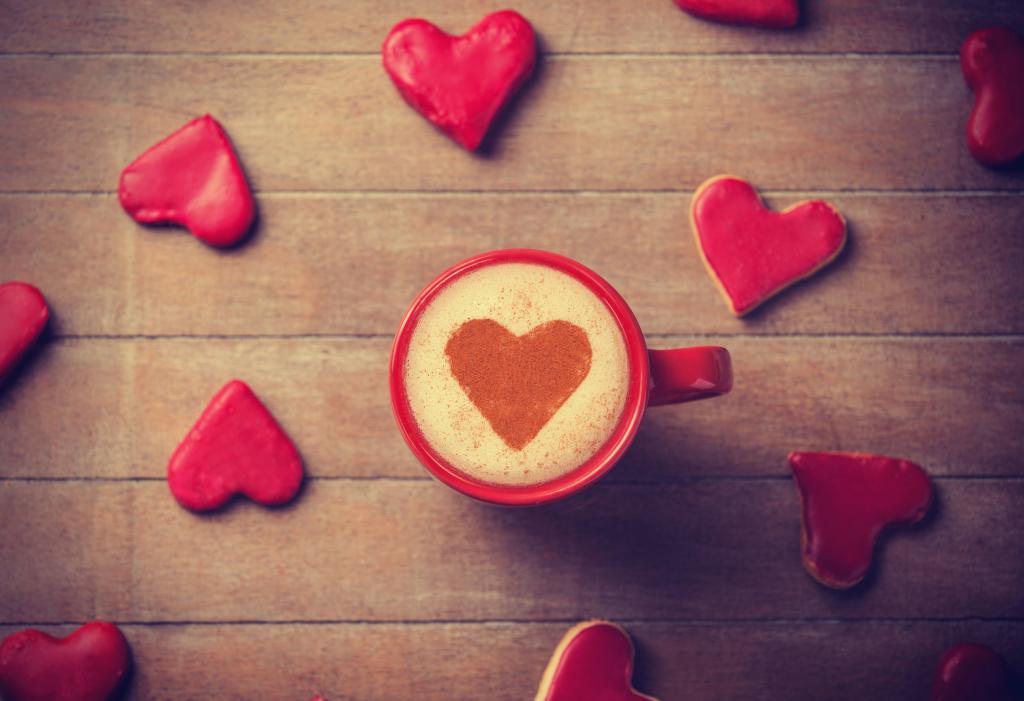 爱的心,咖啡,4K