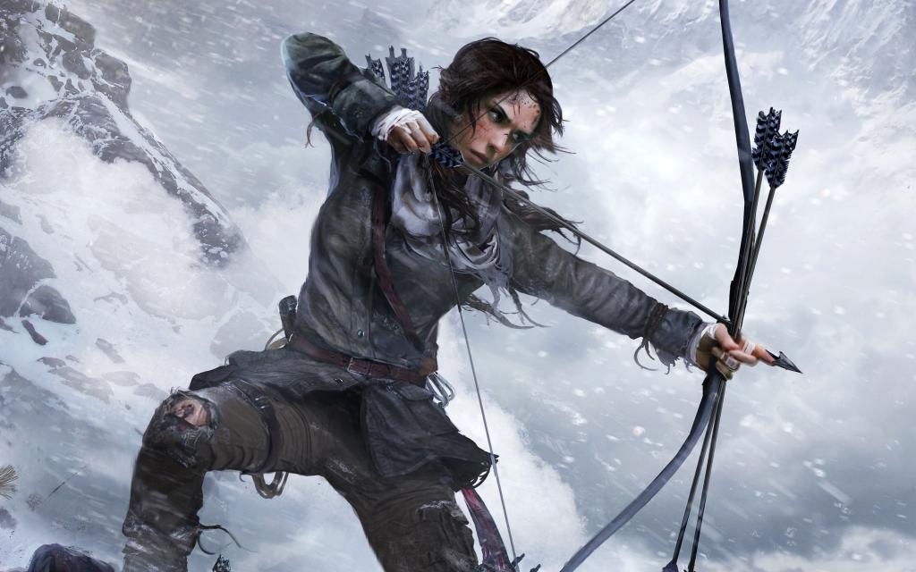 Lara Croft坟茔入侵者官员艺术品的上升