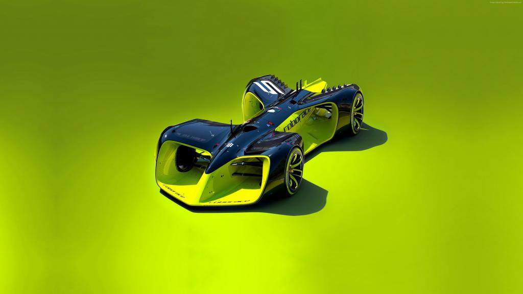 Roborace,未来汽车,混合动力,Formula E赛季,电动车Daniel Simon（卧式）