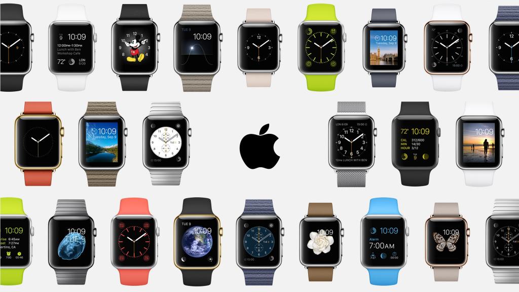 苹果手表,壁纸,5k,4k,审查,iWatch,苹果,界面,显示,银色,真正的未来派小工具（水平）