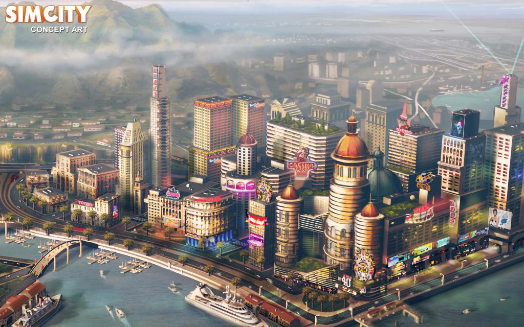 2013模拟城市游戏概念艺术