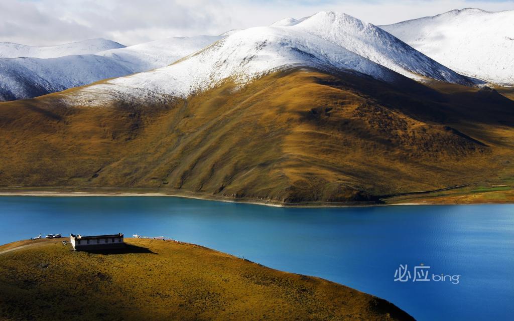 Yamdrok湖西藏
