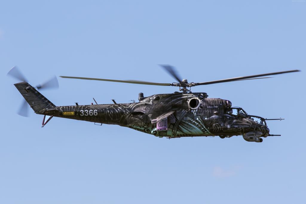 MI-24,俄罗斯军队,战斗机直升机,俄罗斯空军（水平）