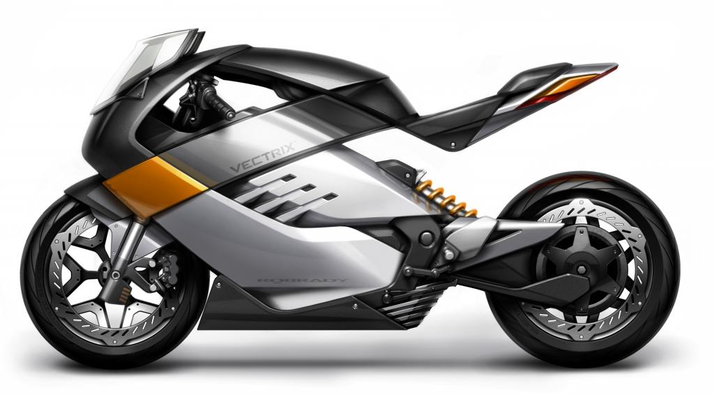 Vectrix,概念,电动摩托车,超级摩托车,生态安全,审查,侧,试驾（横向）