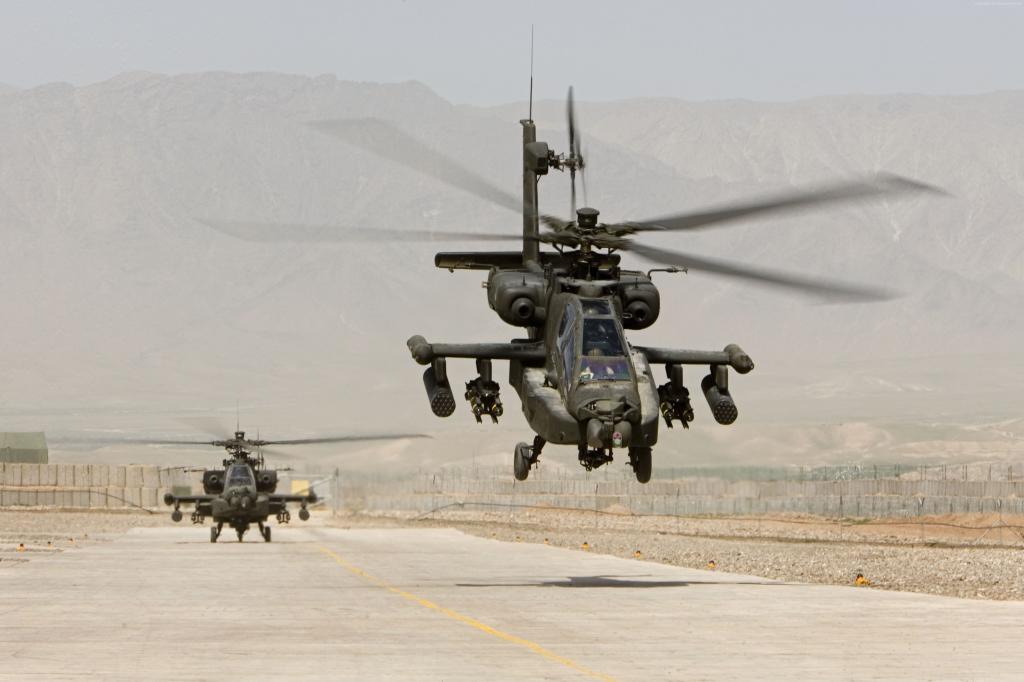 AH-64,阿帕奇,攻击直升机,美国陆军,美国空军（横向）