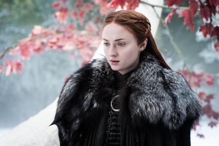 Sansa Stark,索菲·特纳,权力的游戏,第七季,4K