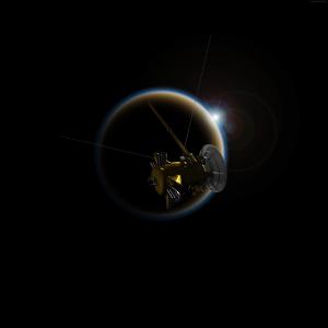 土星,卡西尼探头,4k（水平）