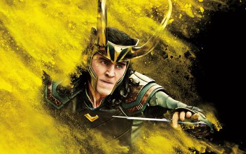 雷神仙境汤姆Hiddleston作为Loki 4K