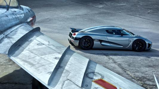 Koenigsegg Agera,超级跑车,科尼赛克,跑车,Agera R,4K,跑道,飞机（水平）
