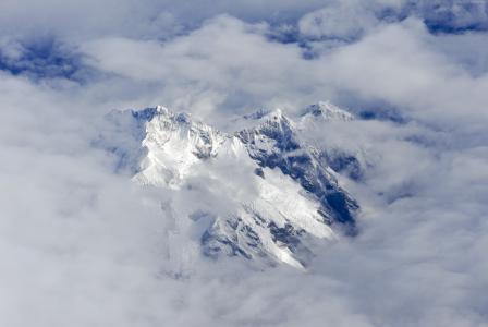 阿尔卑斯山,4k,高清壁纸,峰,云（水平）