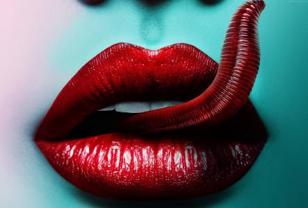 病毒,舌头,红色,嘴唇,最佳电影（水平）