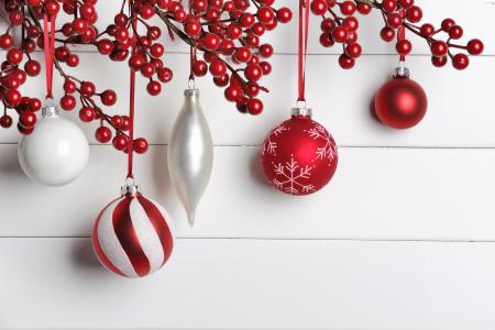 圣诞节,新年,球,装饰,5k（水平）