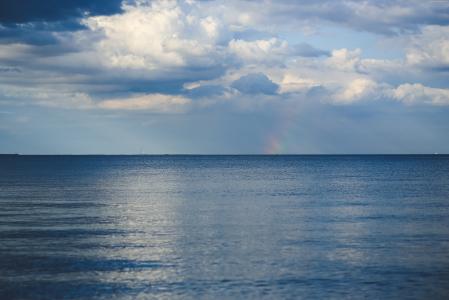 波罗的海,5k,4k壁纸,8k,地平线,天空,云,彩虹（水平）