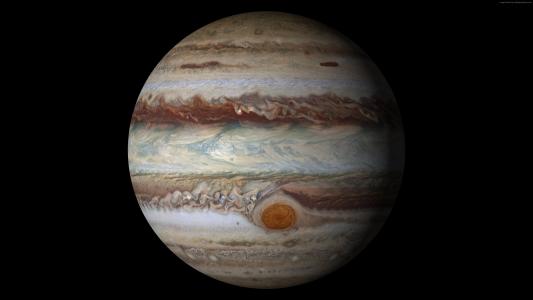 木星,朱诺,4k,高清,美国国家航空航天局,空间,照片,行星（水平）