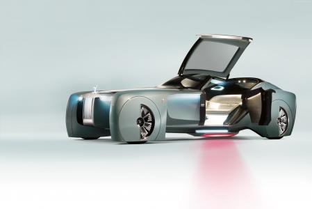 劳斯莱斯未来100,未来汽车,未来主义,银（水平）