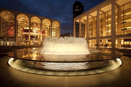 林肯表演艺术中心,美国纽约,纽约,旅游,旅游,喷泉（水平）