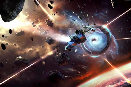 Sid Meier的飞船,游戏,太空船,星系,星球,石头,门户,激光,截图,艺术,4k,5k,个人电脑,2015（水平）